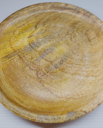 Drevený tanier, priemer cca. 20 cm